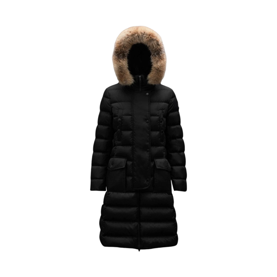 클로에 롱 다운 자켓 블랙 - 23FW