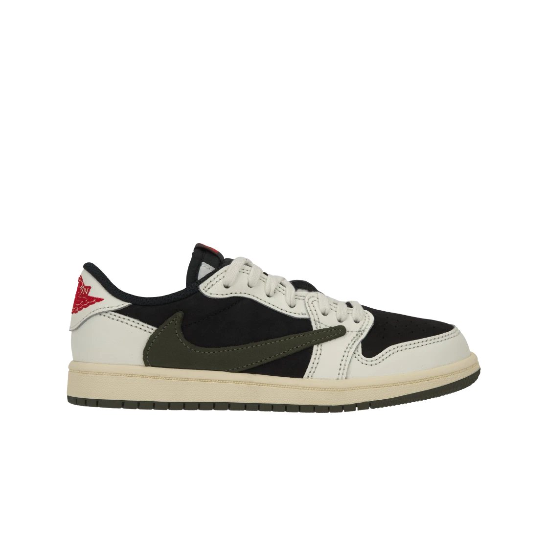 조던 1 x 트래비스 스캇 레트로 로우 OG SP 미디움 올리브