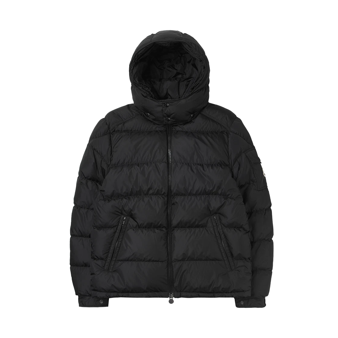 마야 후드 쇼트 다운 자켓 블랙 - 25FW