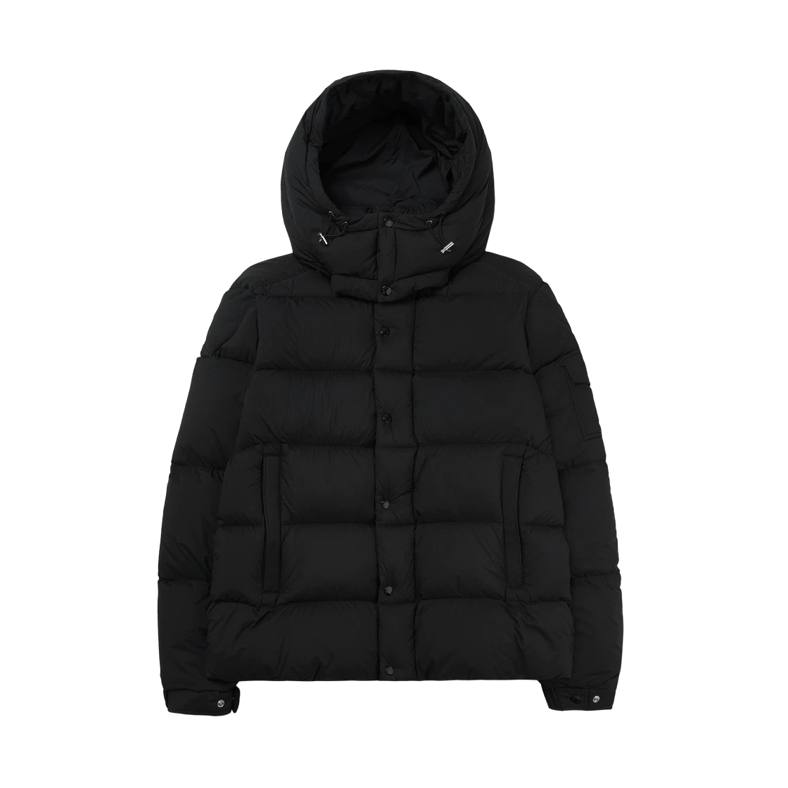 마야 70 후드 쇼트 다운 자켓 블랙 - 25FW